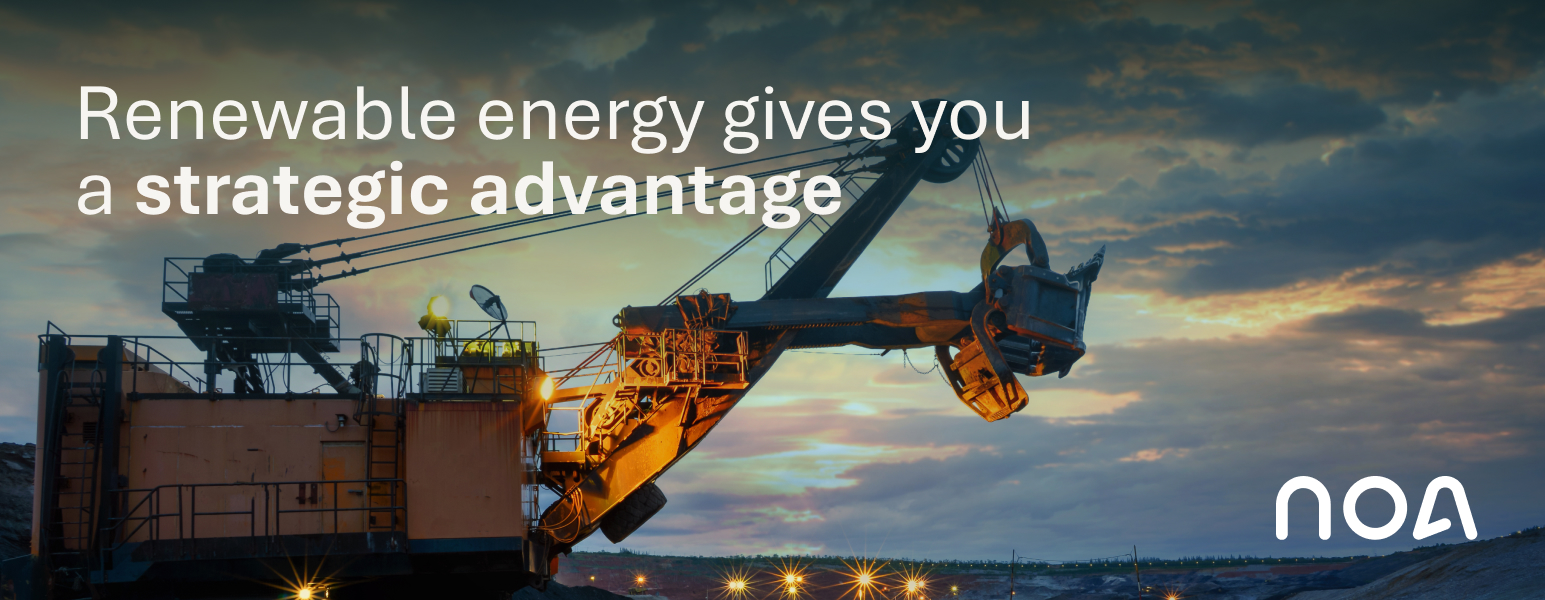 Renewable energy gives you a strategic advantage